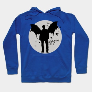 Like a bat outta hell Hoodie